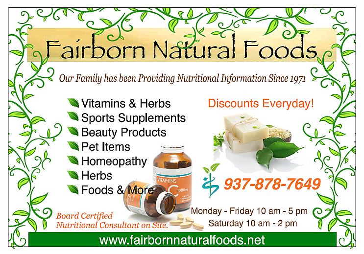 Fairborn Natural Foods Sign